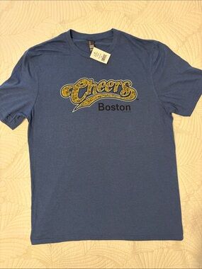 District Blue Short-Sleeve 'Cheers Boston' Graphic Tee